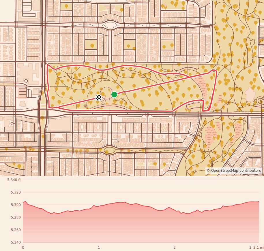 Dragon Dash 5K Run/Walk - 5K course map and elevation profile