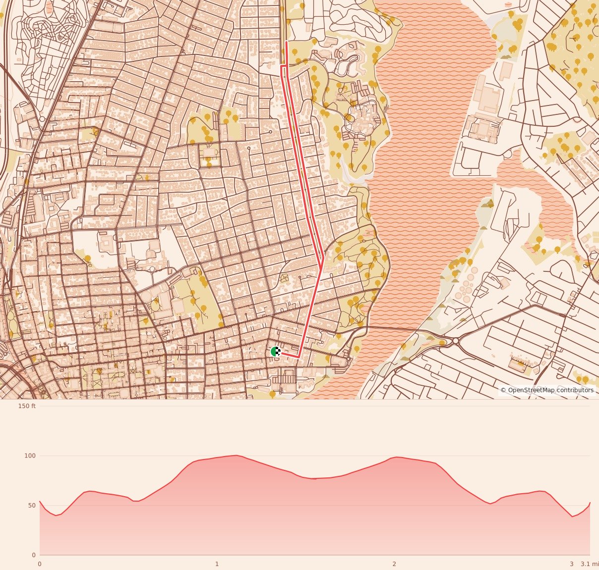 CORE + Giving - CORE + Giving - 5K Run/walk (5K Only) course map and elevation profile