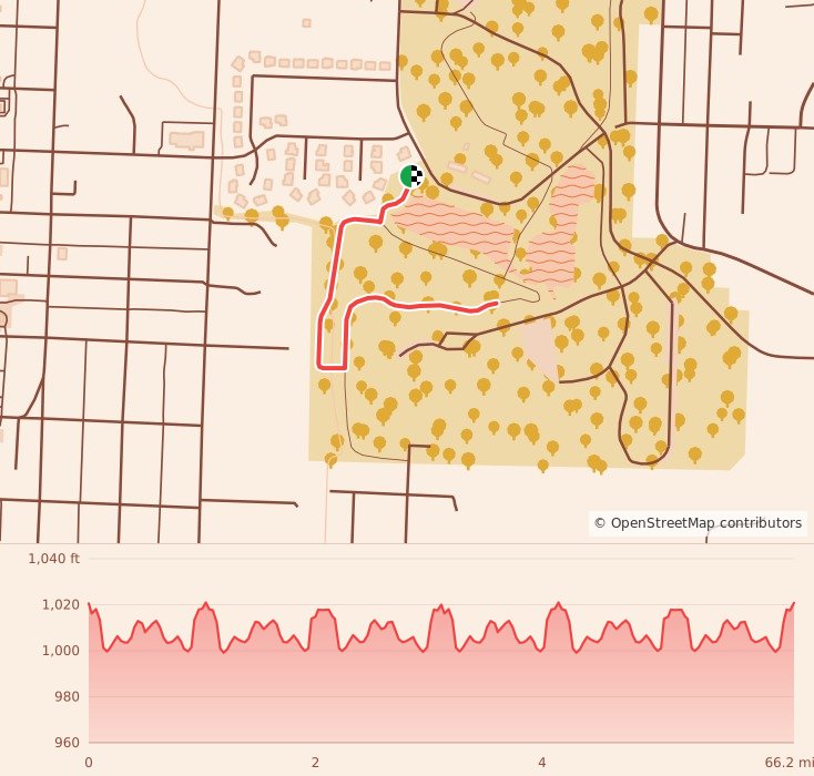 Holiday 5K & 10K at Webb City, MO - 10K course map and elevation profile
