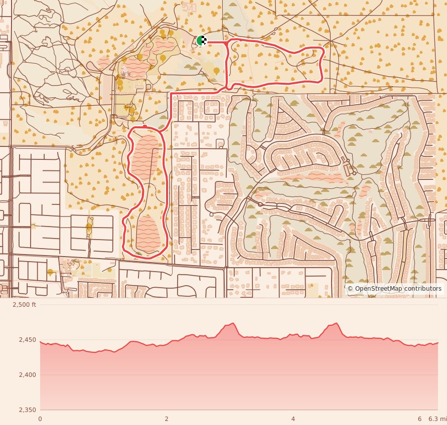 GRACE 10k - 10K course map and elevation profile