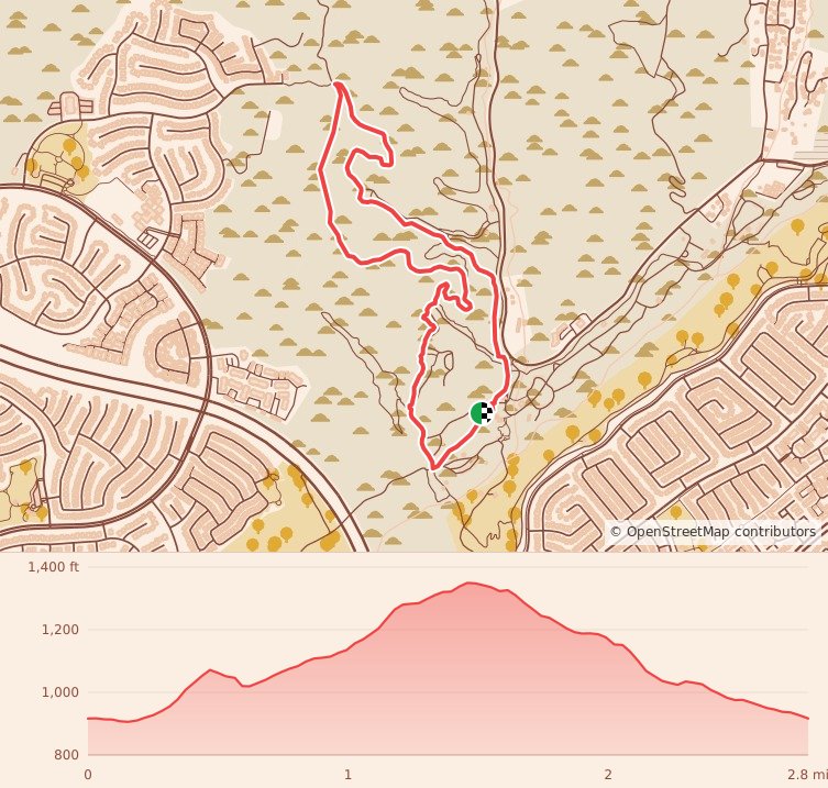 Live Oak Odyssey - 8 Hour course map and elevation profile