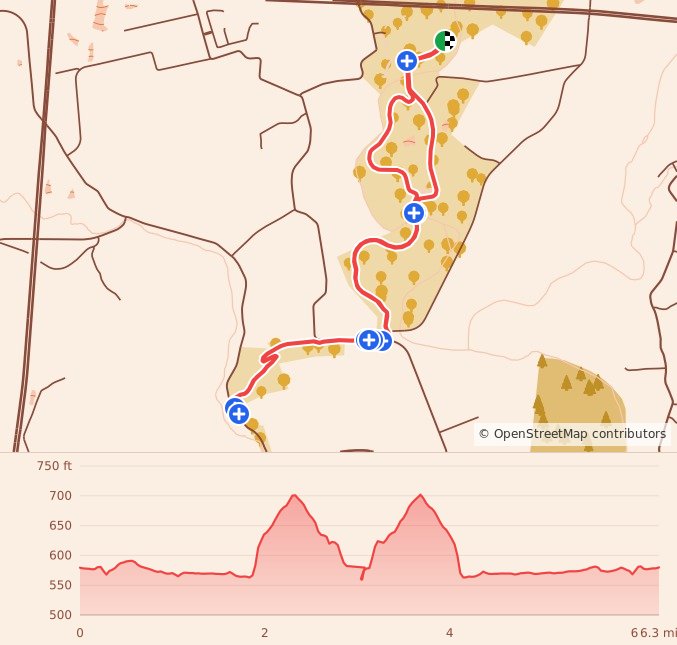 Louisville Marathon, Half Marathon and 10K - 10K course map and elevation profile