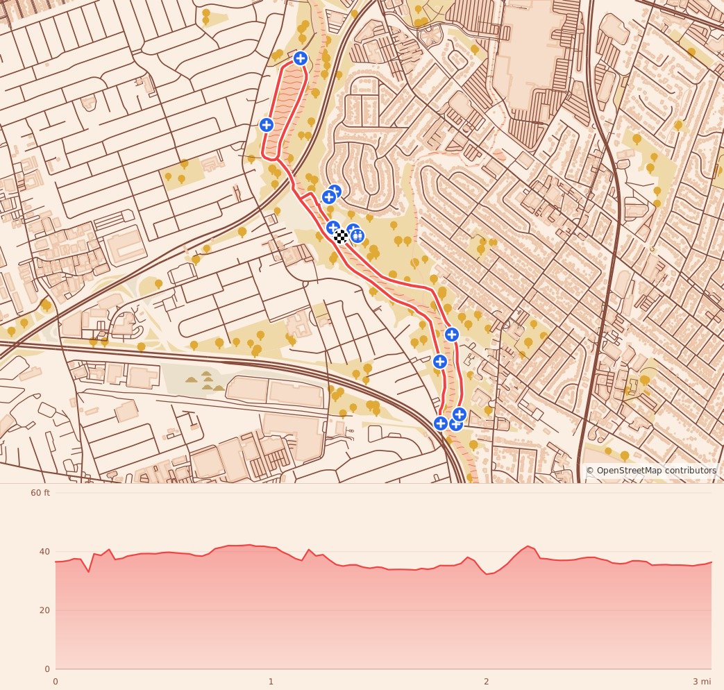 Be Grateful 5K - 5K course map and elevation profile