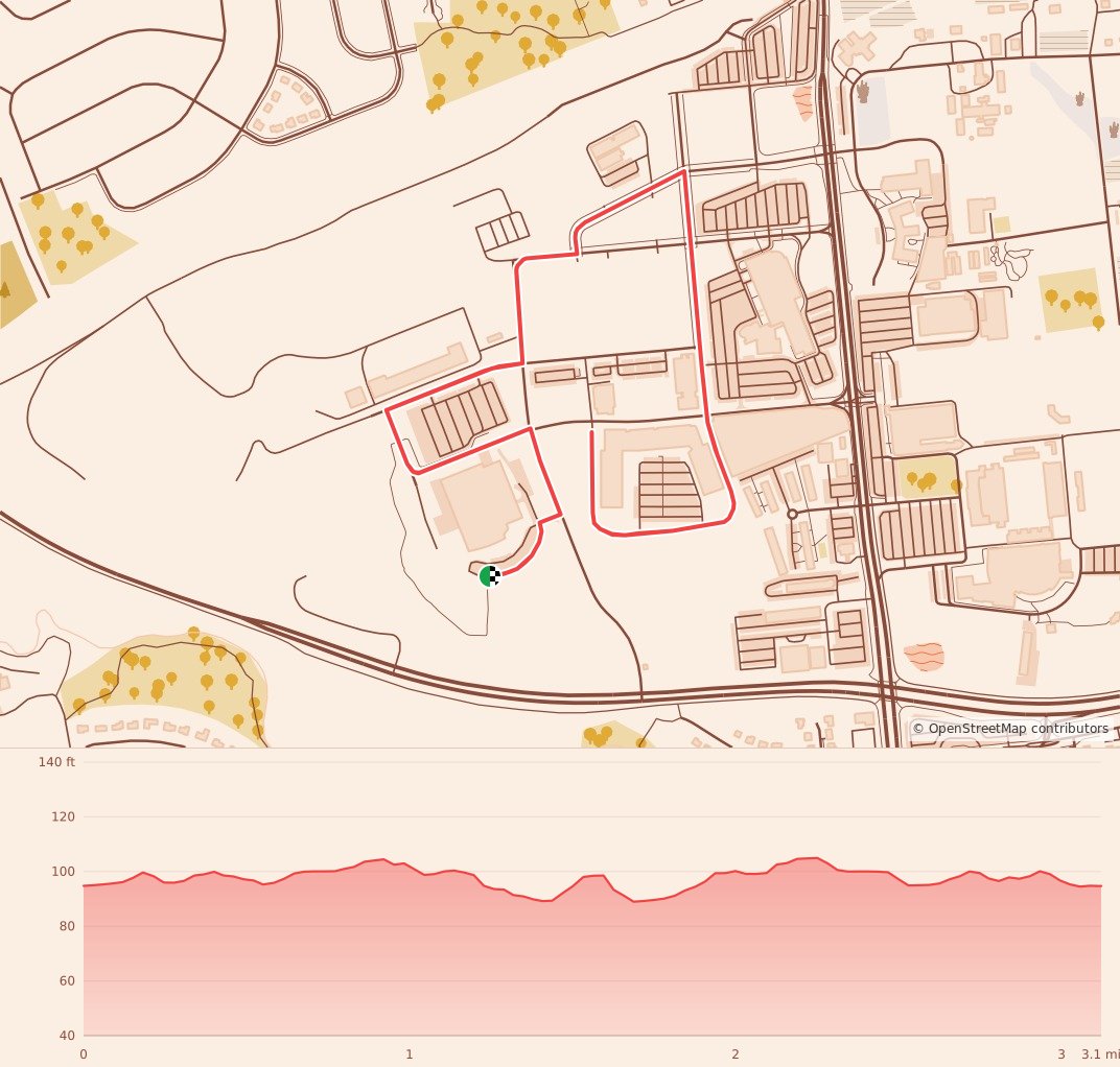 Stars and Strides 5K & Family Fun Day - Delaware - Stars and Strides 5K - Delaware course map and elevation profile