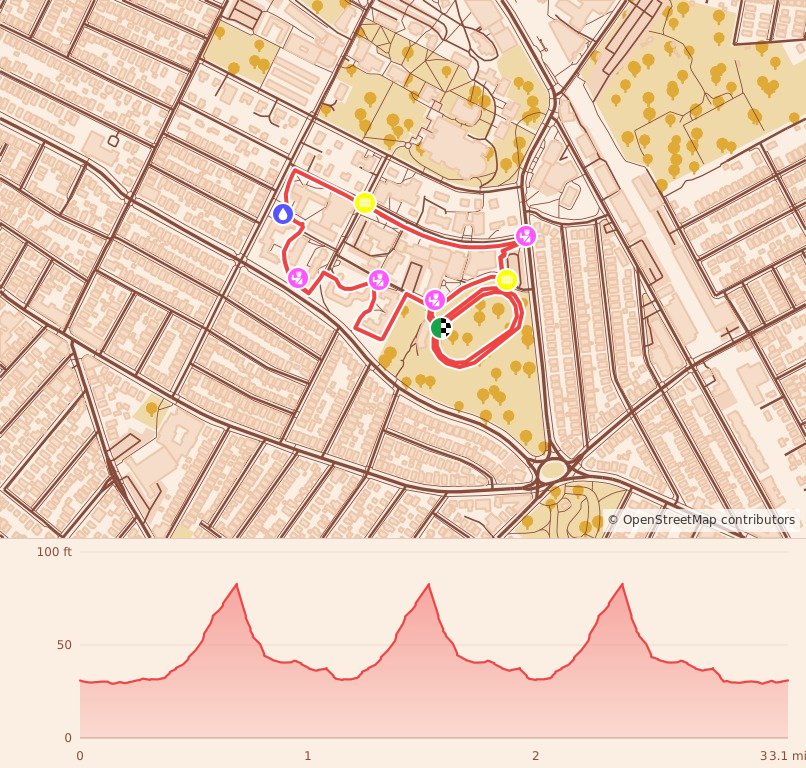 Tufts run club community 5k - 5k course map and elevation profile