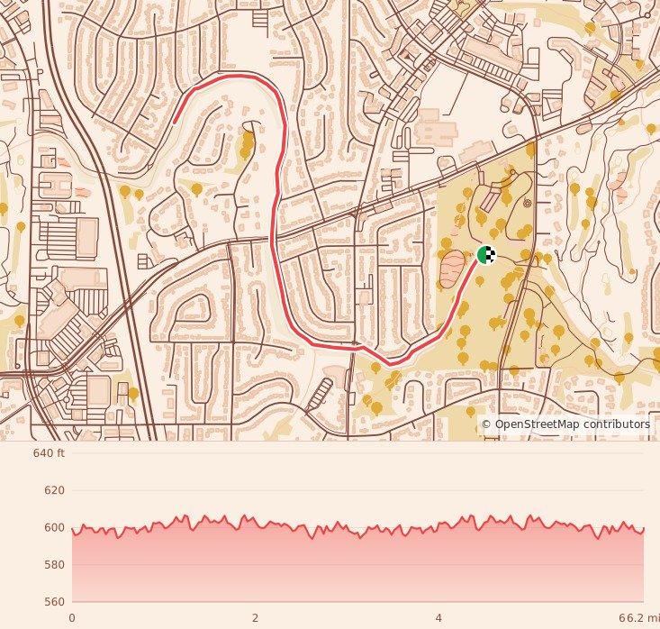 Medal Madness 5K, 10K, 13.1M & 26.2M at Bettendorf, IA - 10K course map and elevation profile
