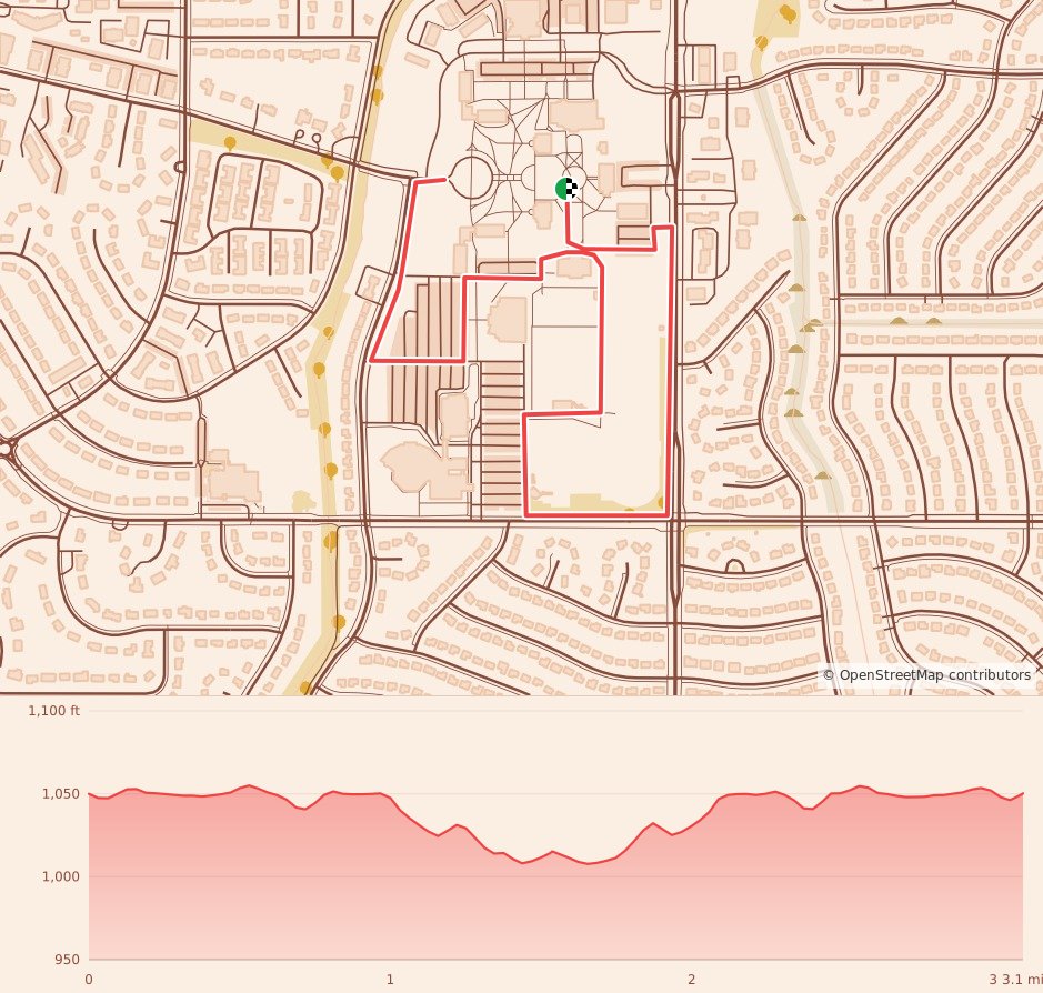 Coach Yantis 5K Turkey Trot - Coach Yantis 5K Run & Walk course map and elevation profile
