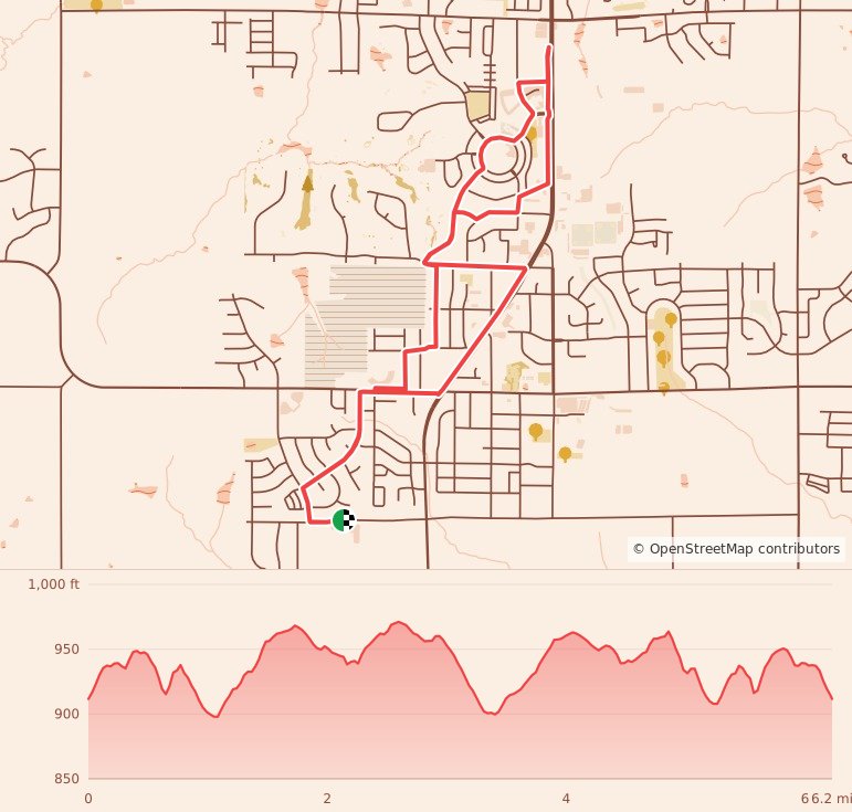RUNorwalk - 10K course map and elevation profile